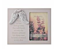 Memorial Photo Frame with a Loving Message and Angel Wings