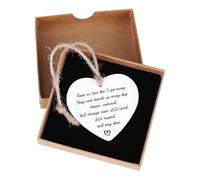 Memorial Plaque Sympathy Gift, Bereavement Gifts Acrylic Heart, Remembrance Those We Love Don't Go Away, Sorry for Your Loss Gifts for Loved Ones