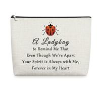 Memorial Remembrance Gifts for Women Makeup Bag Ladybug Sympathy Gift
