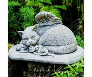 Memorial Resting Cat Stone Garden Ornament