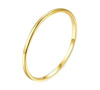 Memorial Ring White Gold Wedding Band 18K Stackable Thin Band Size O 1/2 Popular for Sister Mothers Day Jewelry