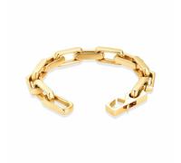 Memorial Urn for Ashes Paperclip Adjustable Link Keepsake for Loved One Cremation Jewelry Bangle for Men Women-Gold-20cm