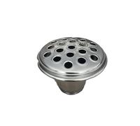 Memorial Vase for Grave -12CM Aluminium Grave Pot Insert, Weather-Resistant Metal Cemetery Flower Holder for Fresh & Artificial Flowers Graveside - Silver, British Made