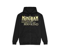 Memoriam - Requiem For Mankind - Zipper - black - S - 80% Cotton, 20% Polyester,Sweat S