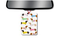 Memories and Gifts Sausage Dog Dachshund New Car Scent Car Air Freshener