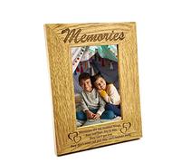 Memories Are The Loveliest Things Wooden Photo Frame Gift (5 x 7)