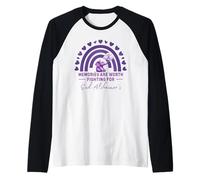 Memories are worth fighting for End Alzheimer's Raglan Baseball Tee