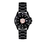memories Club Watch Advertising Clock Anniversary Clock for Companies and Clubs from 1 Piece with Logo Diameter 40 mm Made in Germany, black, Classic