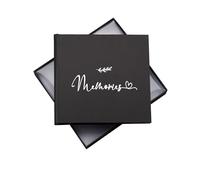 Memories Leaf Design Memories Photo Album, Holds 50 6x4 inch Photos, 18.5x19.5cm, Black