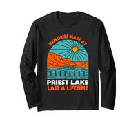 Memories Made at Priest Lake Last a Lifetime Sayings Long Sleeve T-Shirt