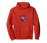 Memories Matter: Alzheimer's Awareness Brain Puzzle Pullover Hoodie, Adult Unisex, Red, S