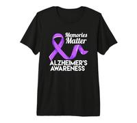 Memories Matter Alzheimer's Awareness End ALZ Alzheimer Premium T-Shirt
