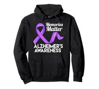 Memories Matter Alzheimer's Awareness End Alz Alzheimer Pullover Hoodie