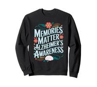 Memories Matter Floral Brain Awareness Sweatshirt