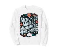 Memories Matter Floral Brain Awareness Sweatshirt