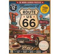 MEMORIES OF ROUTE 66 WORD SEARCH PUZZLES - VOLUME 12: 50 Nostalgic Word Search Puzzles Celebrating Classic Americana | A Retro Road Trip Puzzle Book ... Americana Lovers | Easy To Read - Large Print