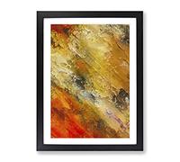 Memories Of The Same Abstract Framed Print | A3 Black Framed Wall Art | Ready to Hang | Abstract Fantasy Picture | Living Room Bedroom Lounge Office