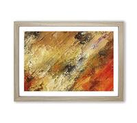 Memories of The Same in Abstract Framed Print | A2 Oak Framed Wall Art | Ready to Hang | Abstract Fantasy Picture | Living Room Bedroom Lounge Office