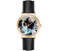 Memories Personalised Photo Clock for Him & Her Photo Print Diameter 36 mm Photo Gift Friends Gift Idea