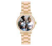 Memories Personalised Watch with Your Photo Fashion Rose Gold Watch for Friend & Family Made in Germany