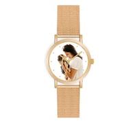 Memories Personalised Watch with Your Photo Fashion Rose Gold Women's Watch for Friend & Family Made in Germany