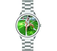 memories Photo Clock Personalised Watch Gift 41 mm 3 Bar Watch with Photo Made in Germany, silver, Bracelet
