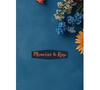 Memories to Keep - Guest Book: Burnt Orange with Blue (Weddings)