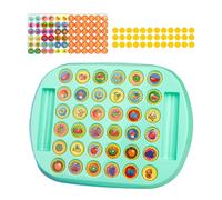Memory and Correspondence Game - Learning Board Game Animals and Fruit Patterns - and Matching Board Game - for Kindergarten Classroom Office Family Meeting