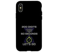 Memory Athlete Mnemonic Brain Training Mental Mastery Tee Case for iPhone X/XS