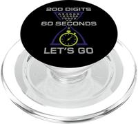 Memory Athlete Mnemonic Brain Training Mental Mastery Tee PopSockets PopGrip for MagSafe