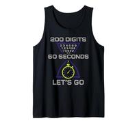 Memory Athlete Mnemonic Brain Training Mental Mastery Tee Tank Top