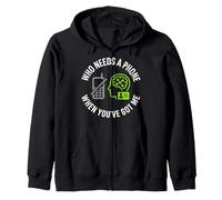 Memory Athlete Mnemonic Brain Training Mental Mastery Tee Zip Hoodie