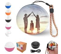 Memory Ball,7cm Crystal Memory Ball,Crystal Video Player,3D Digital Display Photo Ball,For Anniversaries, Birthdays, Weddings, Christmas, Halloween, Parties, Night Out,Pink,WIFI