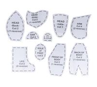 Memory Bear Template for Sewing Quilting Patterns for Beginners