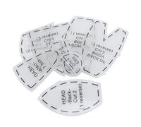 Memory Bear Template Ruler Set, Easy Patterns for Sewing and Crafts, Safe Acrylic Material