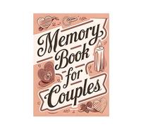 Memory Book for Couples | Photo Scrapbook 58-Page | Meaningful Notebook Supplies for Travel Adventure Honeymoons Valentines