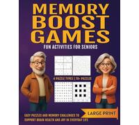 Memory Boost Games Fun Activities for Seniors: Easy puzzles and memory challenges to support brain health and joy in everyday life