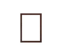 Memory Box Confetti Wood Frame Range 20 mm Picture/Photo/Poster frame - With an MDF backing board - Ready to hang or stand - With a High Clarity Styrene Shatterproof Perspex Sheet - Walnut Frame - A4