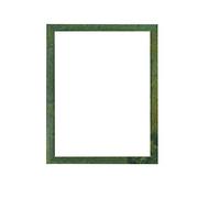 Memory Box Confetti Wood Frame Range 20 mm Picture/Photo/Poster frame - With an MDF backing board - Ready to hang or stand - With a High Clarity Styrene Shatterproof Perspex Sheet - Green Frame - A4