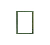 Memory Box Confetti Wood Frame Range 20 mm Picture/Photo/Poster frame - With an MDF backing board - Ready to hang - With a High Clarity Styrene Shatterproof Perspex Sheet - Green Frame - A3