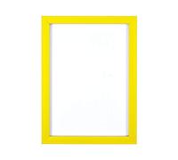 Memory Box Rainbow Range Picture/Photo/Poster frame with Real Glass - Moulding 19mm Wide and 16mm Deep - (25.4 x 17.8cm) Yellow 10" x 7"