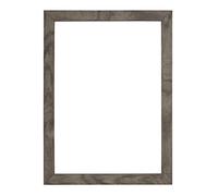 Memory Box Shabby Chic DEEP Rustic Wood Grain Picture/Photo/Poster frame - Frame Colour Grey 16" x 16"