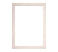 Memory Box Shabby Chic DEEP Rustic Wood Grain Picture/Photo/Poster frame - Frame Colour White A1