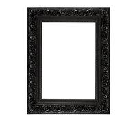 Memory Box Wide Baroque Range Ornate Picture/Photo/Poster frame with Perspex Sheet - Black A2