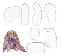 Memory Bunny Pattern - Sewing Pattern Bunny, Animal Sewing Patterns Cloth | Project with Patterns to Create Easter Bunny, Spring Decorations