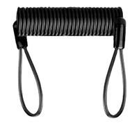 Memory Cable Lock - Strong Security Spiral Cable Made of Steel for Anti -theft, Disc Lock Cable | Coiled Safety Rope, Compact, Weatherproof, Vis