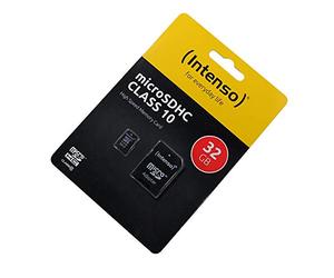 Memory Card 32GB compatible with Teclast P50AI, microSDHC, Class 10, HighSpeed, +SD Adapter
