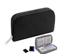 Memory Card Case - Zipper Memory Card Organiser | Compact Card Pocket Protective Case for Secure Data Storage, Durable Travel Case for Memory Cards & Accessories