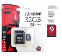 Memory Card for Asus Transformer Book Flip tp550la-cj070p Notebook - Kingston memory 32GB microSDHC Class 4 SD Adapter - Memory Chip,.