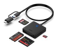 Memory Card Reader, BENFEI 4in1 USB 3.0 and USB-C to SD Micro SD MS CF Card